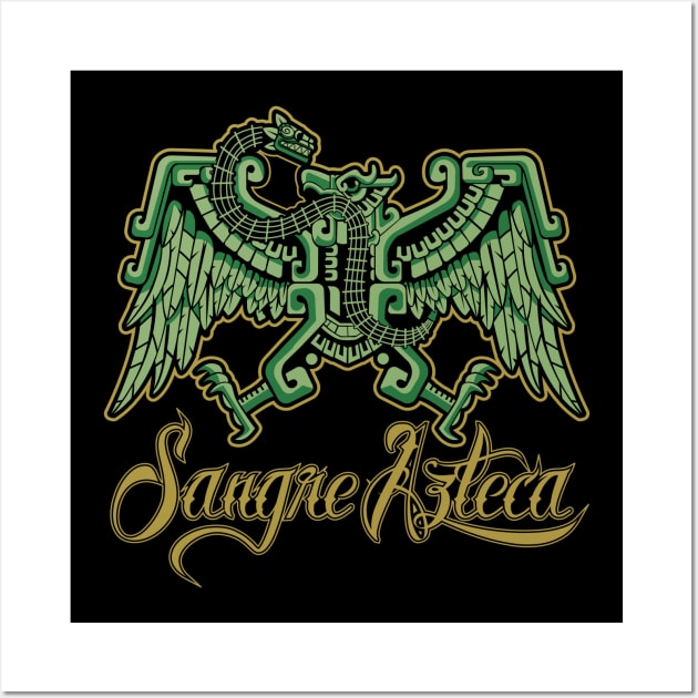 Sangre AZTECA Wall Art by Velvet Love Design 